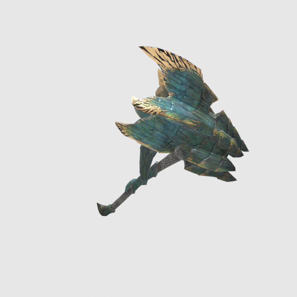 The Grinding Mallet - Monster Hunter World 3D Model
