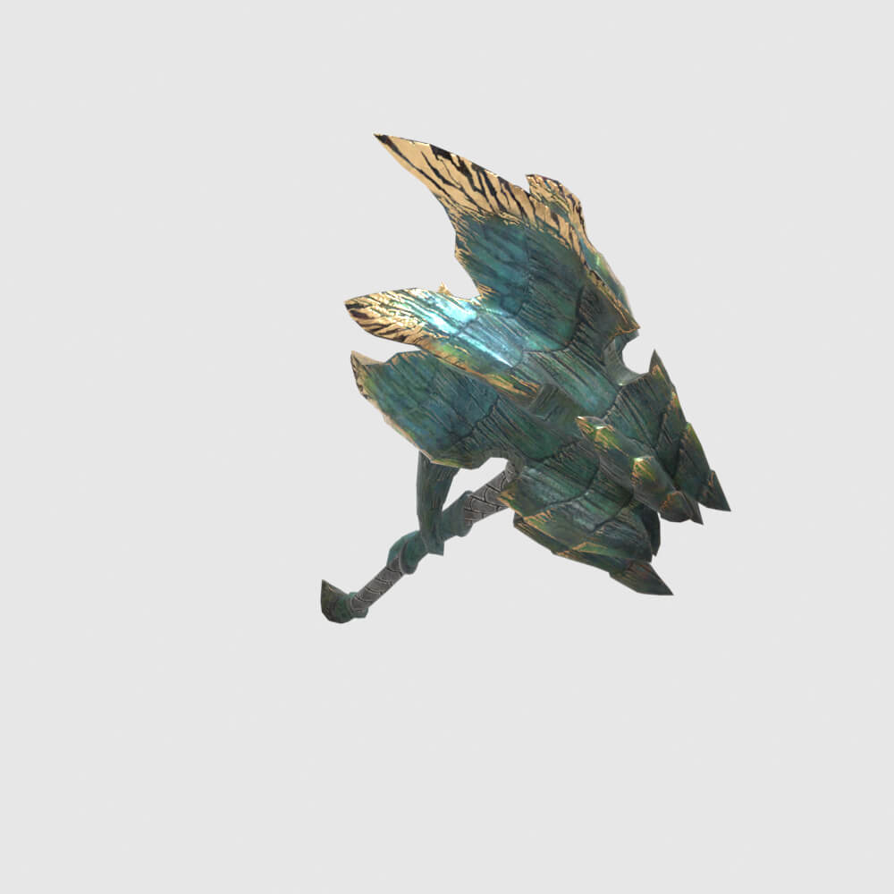 The Grinding Mallet - Monster Hunter World 3D Model