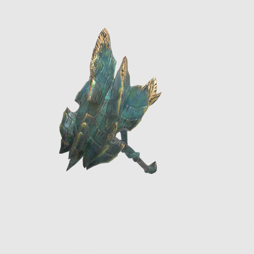 The Grinding Mallet - Monster Hunter World 3D Model