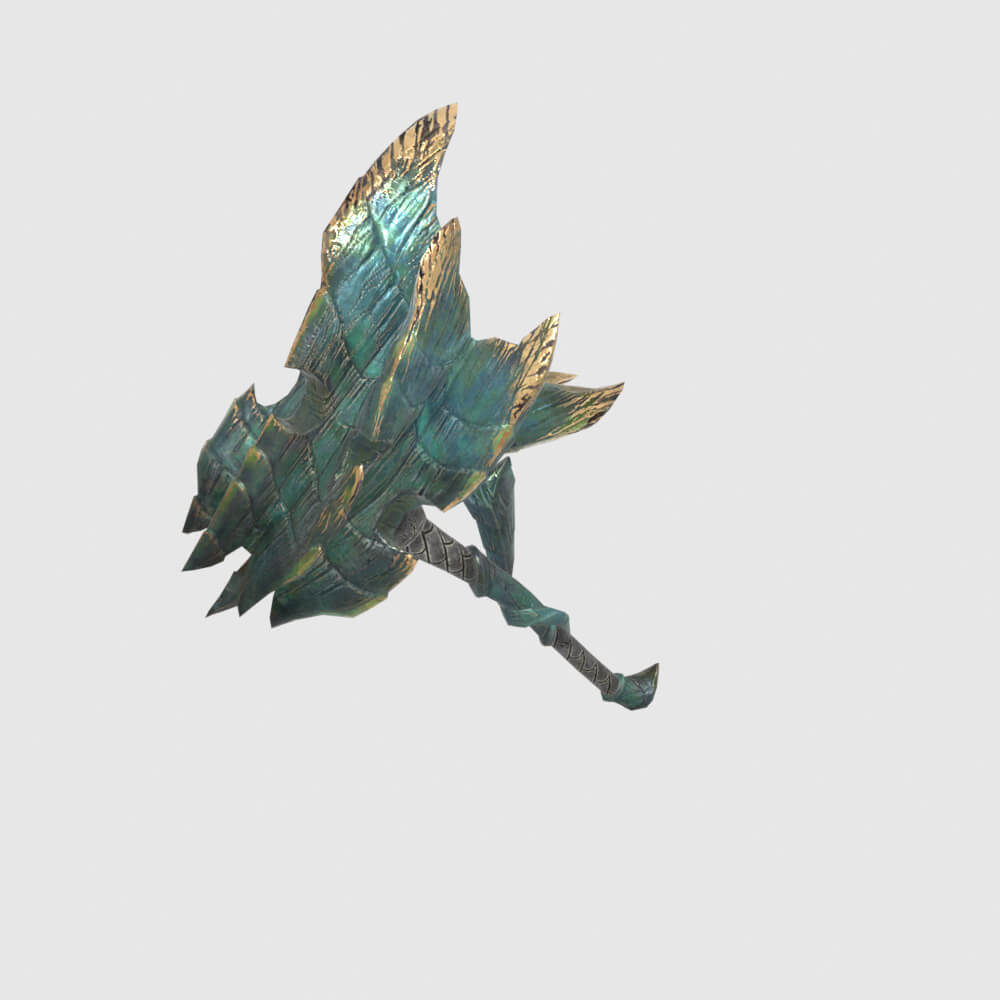 The Grinding Mallet - Monster Hunter World 3D Model