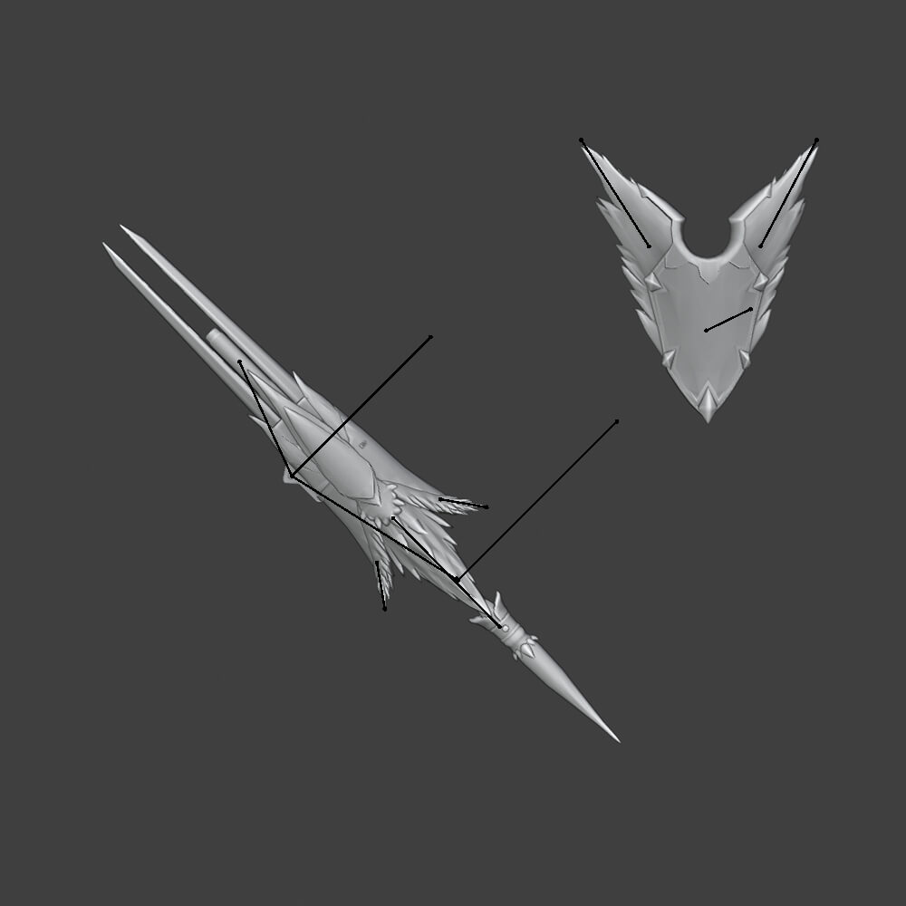 Thundering Striker - Monster Hunter World 3D Model