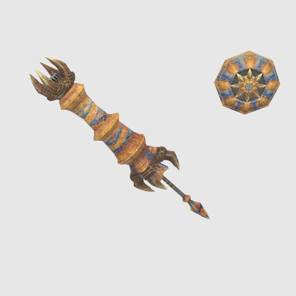 Tigrex Gunlance - Monster Hunter World 3D Model