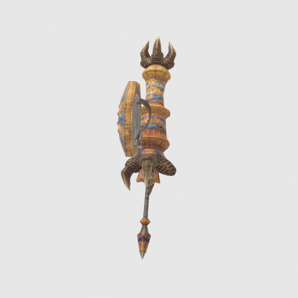 Tigrex Gunlance - Monster Hunter World 3D Model