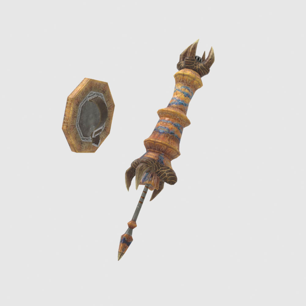 Tigrex Gunlance - Monster Hunter World 3D Model