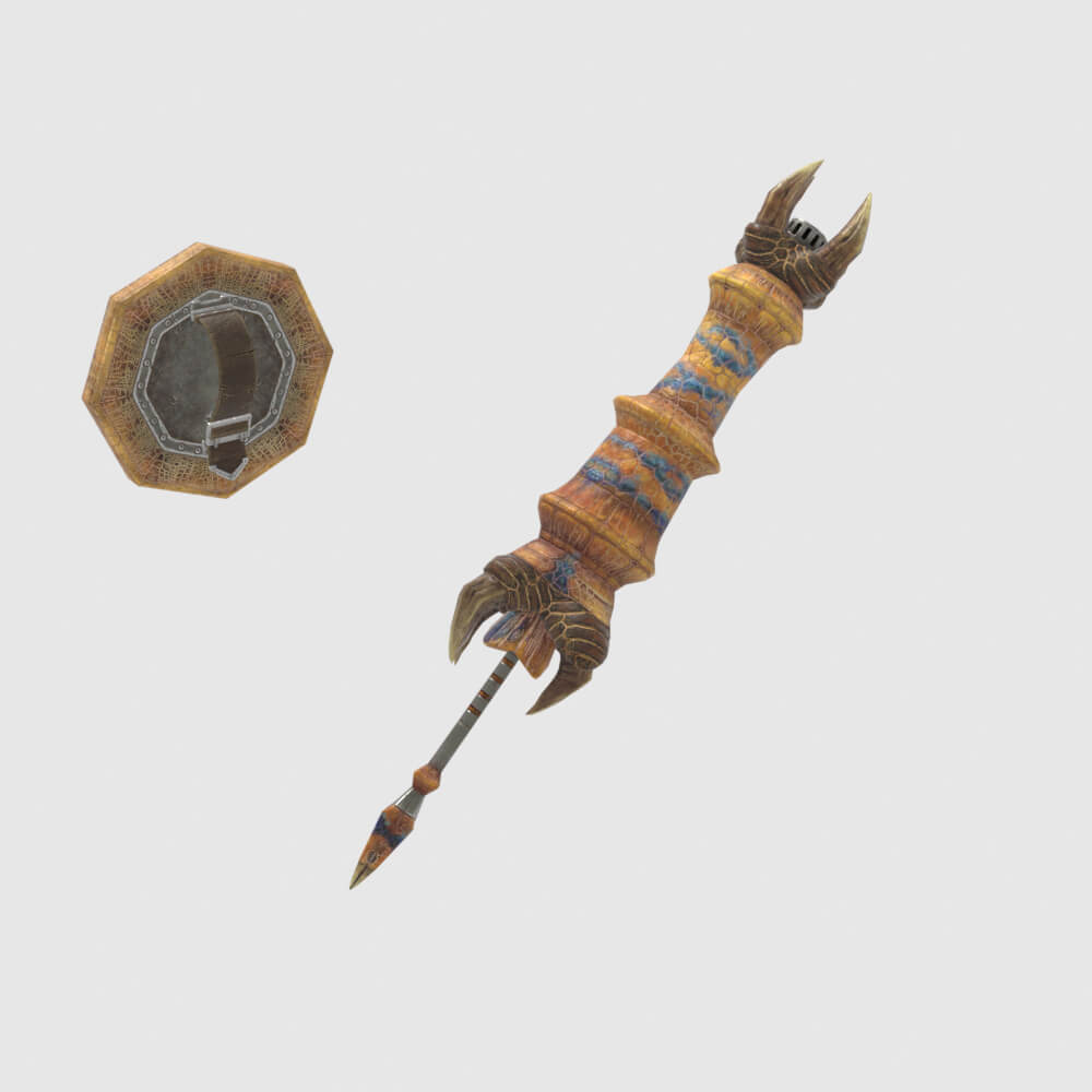 Tigrex Gunlance - Monster Hunter World 3D Model