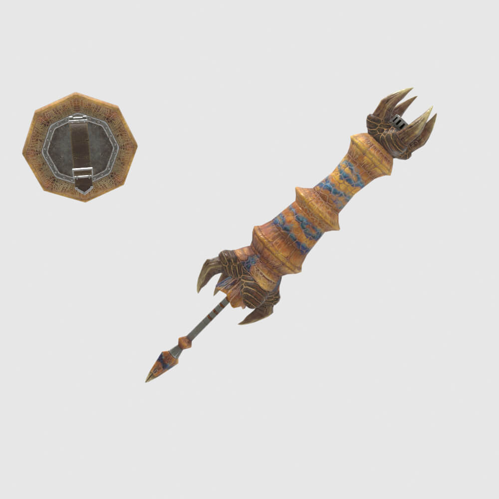 Tigrex Gunlance - Monster Hunter World 3D Model