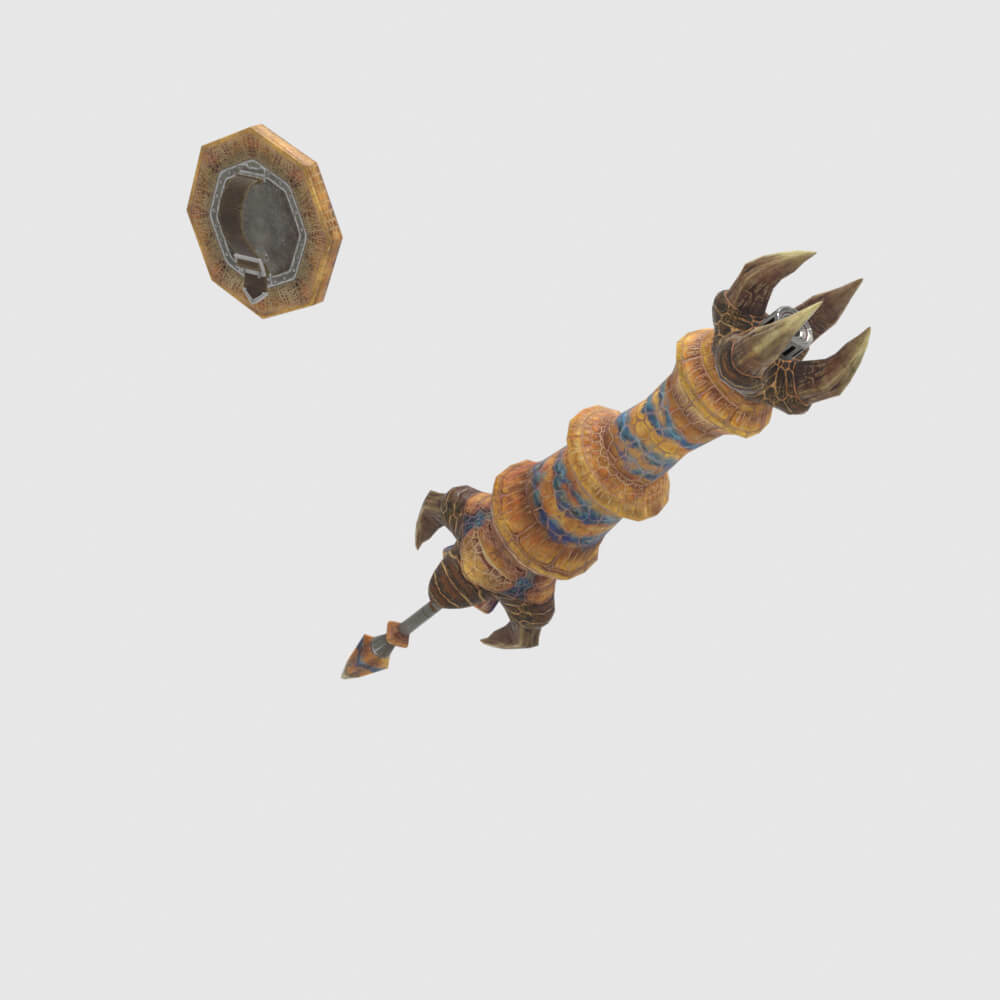 Tigrex Gunlance - Monster Hunter World 3D Model