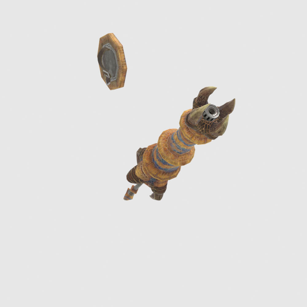 Tigrex Gunlance - Monster Hunter World 3D Model