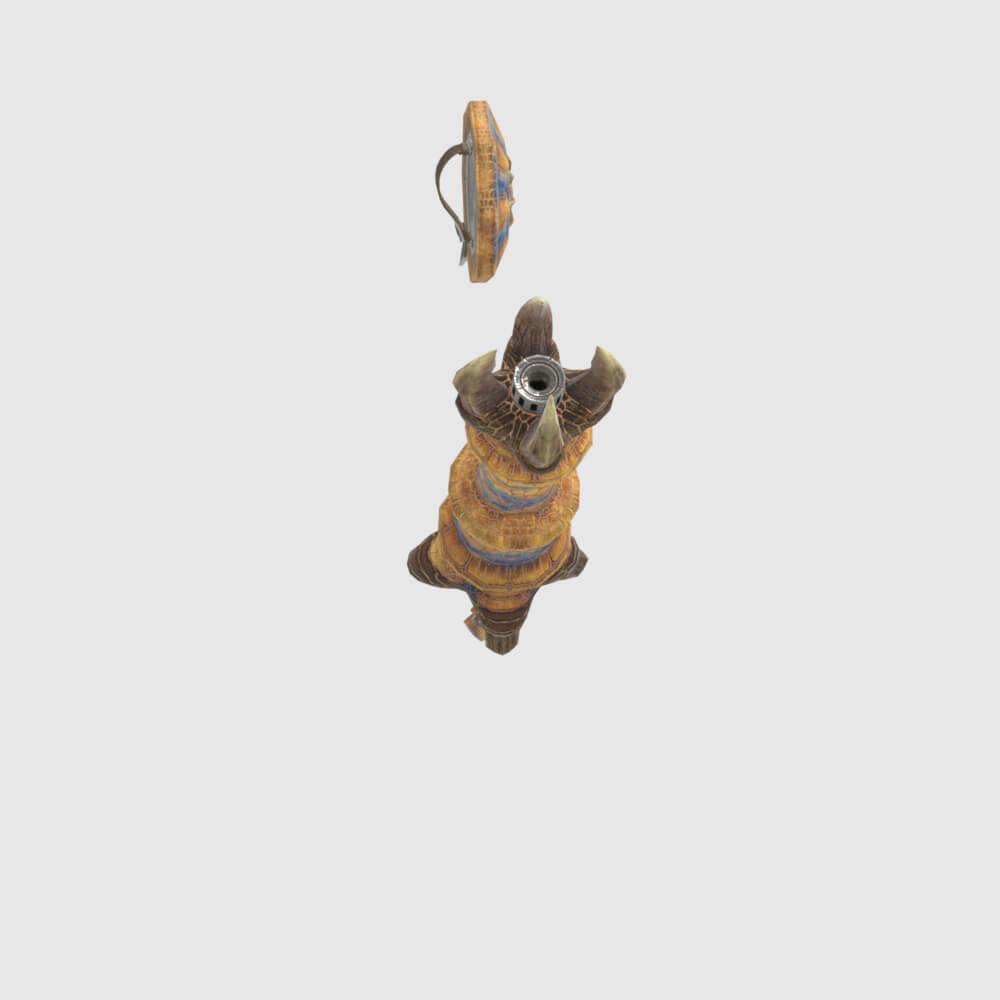 Tigrex Gunlance - Monster Hunter World 3D Model