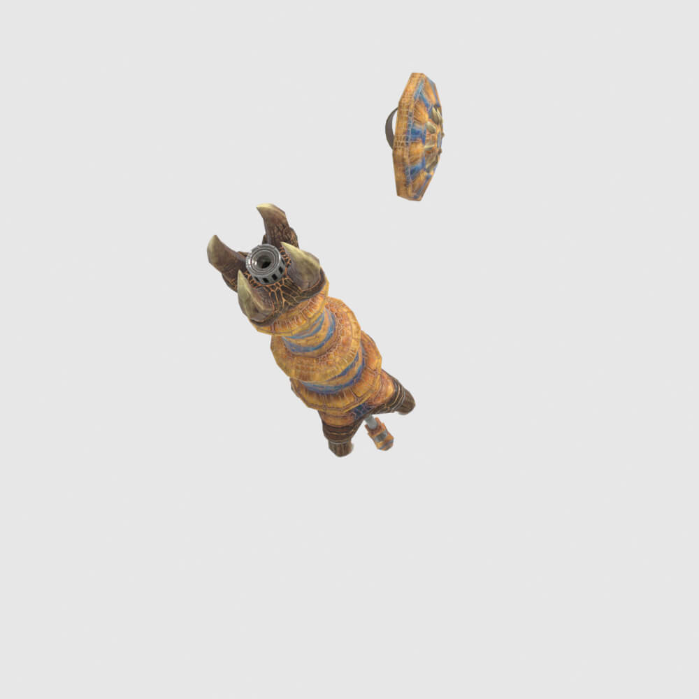 Tigrex Gunlance - Monster Hunter World 3D Model