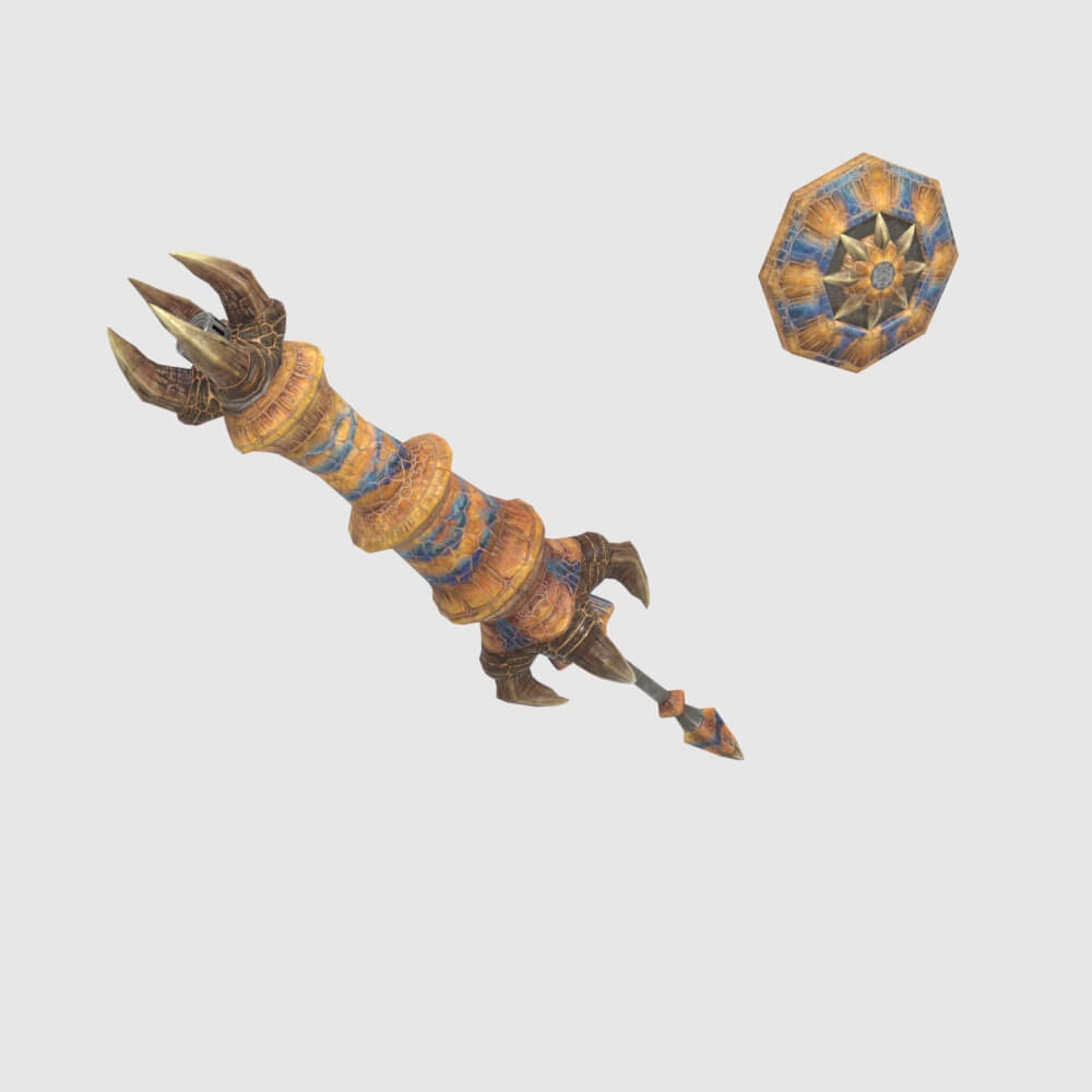 Tigrex Gunlance - Monster Hunter World 3D Model