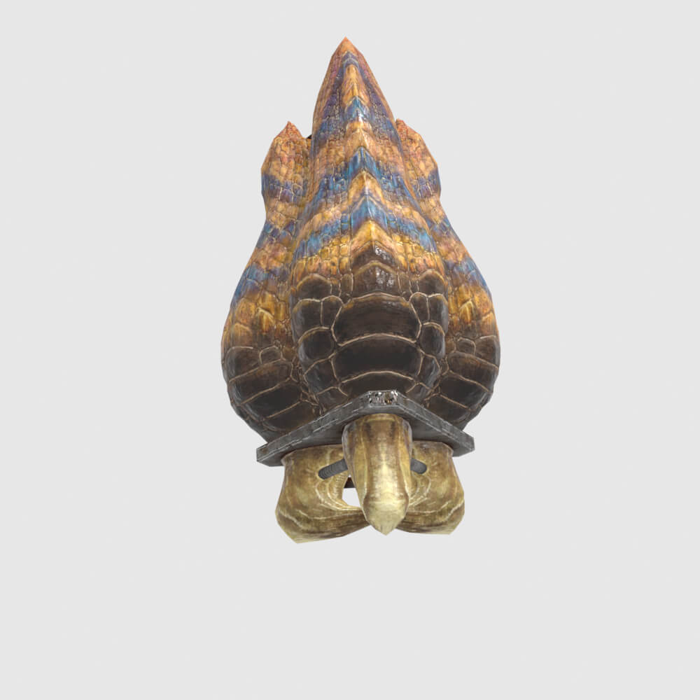 Tigrex Hammer - Monster Hunter World 3D Model