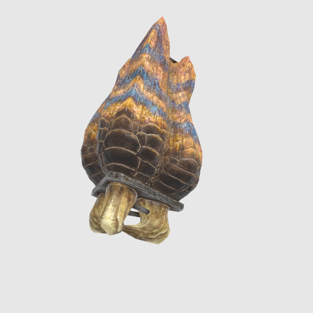 Tigrex Hammer - Monster Hunter World 3D Model