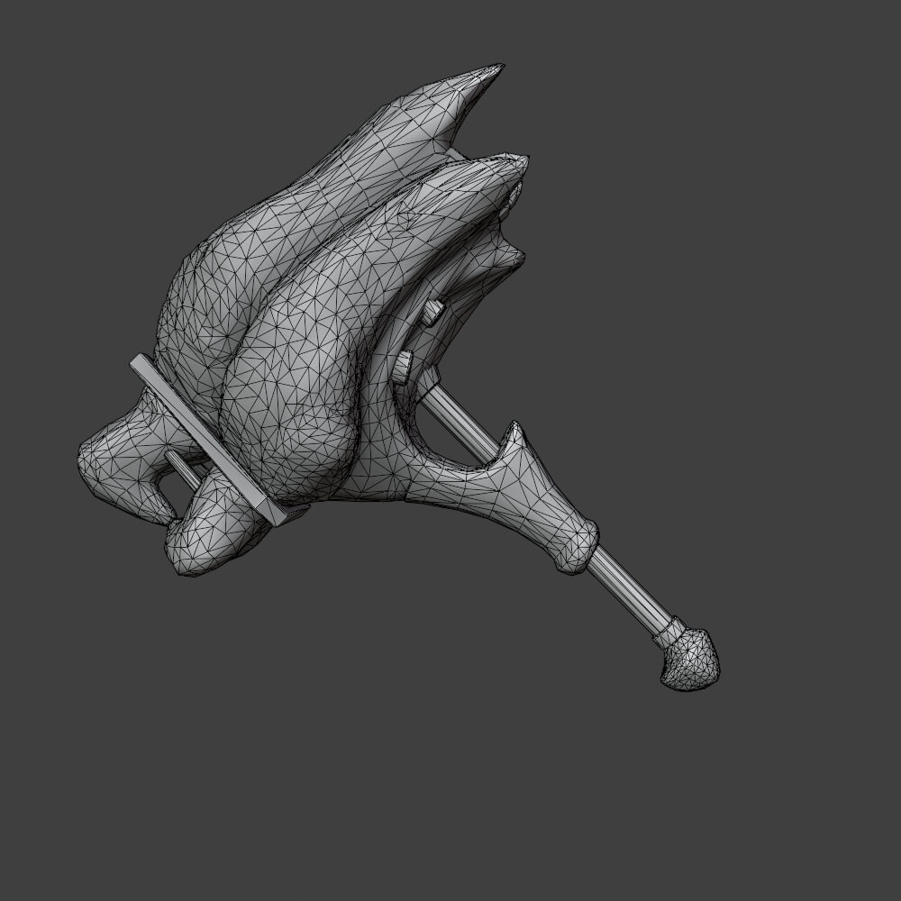 Tigrex Hammer - Monster Hunter World 3D Model