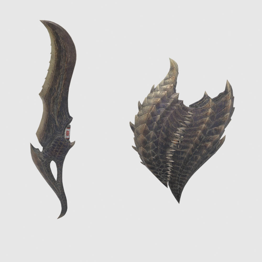 True Fatalis Charger - Monster Hunter World 3D Model