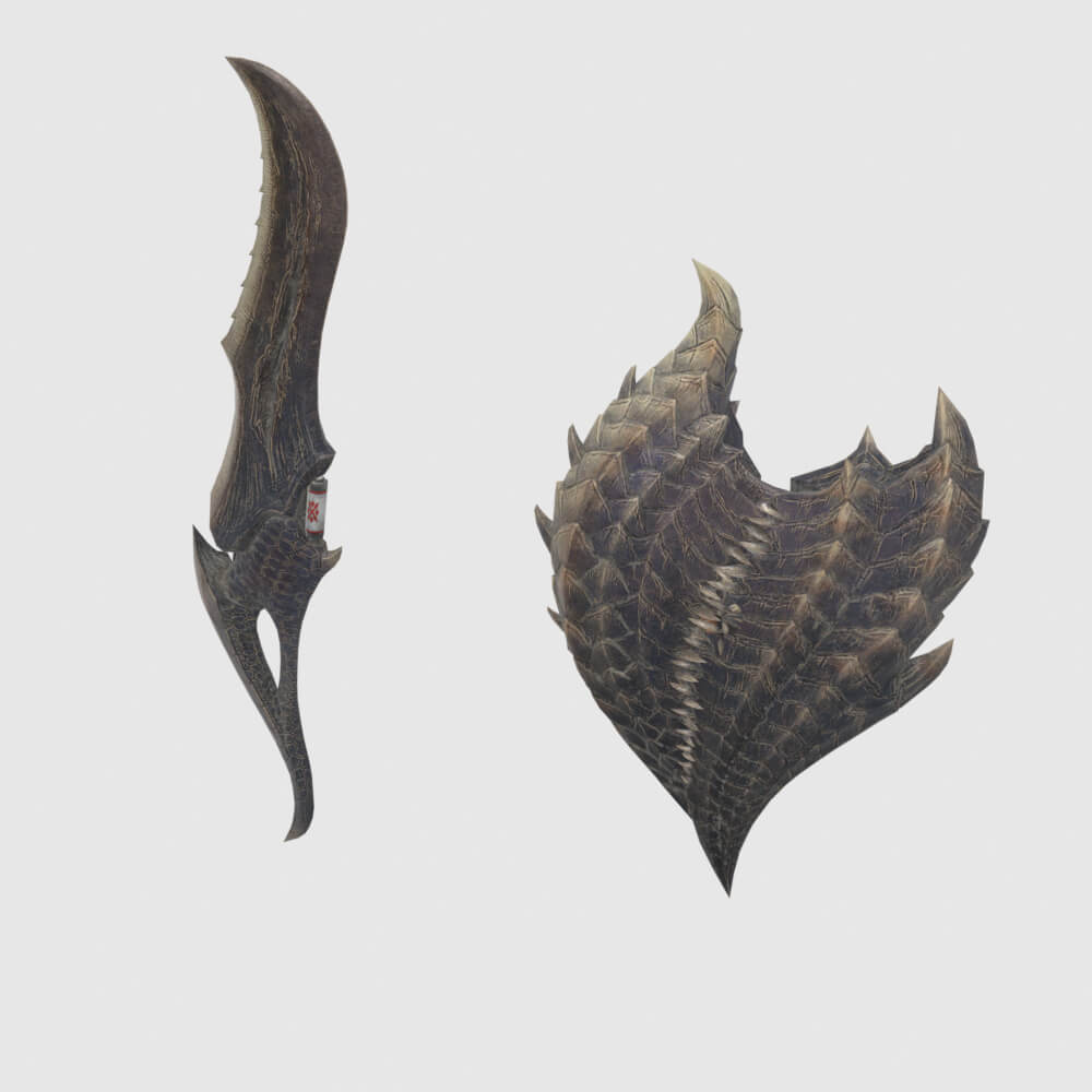 True Fatalis Charger - Monster Hunter World 3D Model