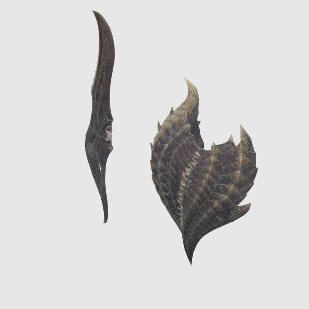 True Fatalis Charger - Monster Hunter World 3D Model