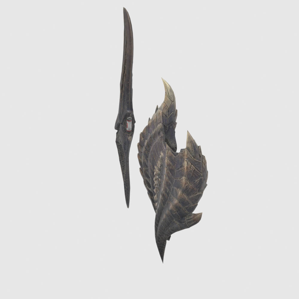True Fatalis Charger - Monster Hunter World 3D Model