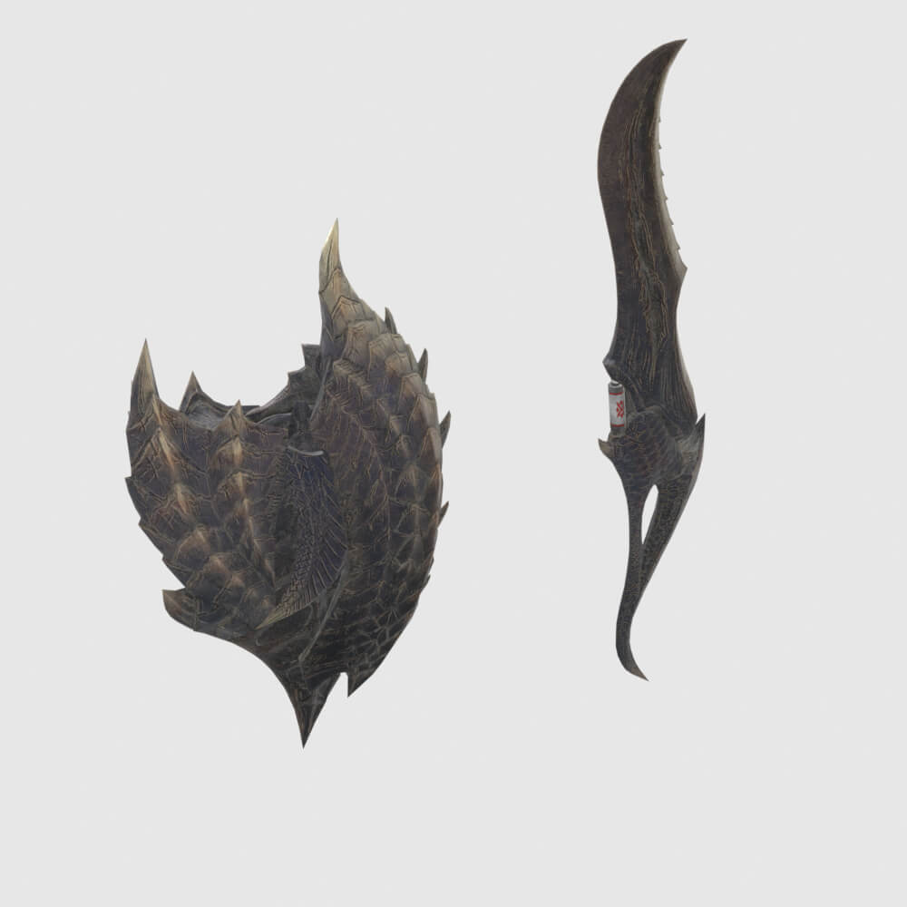 True Fatalis Charger - Monster Hunter World 3D Model