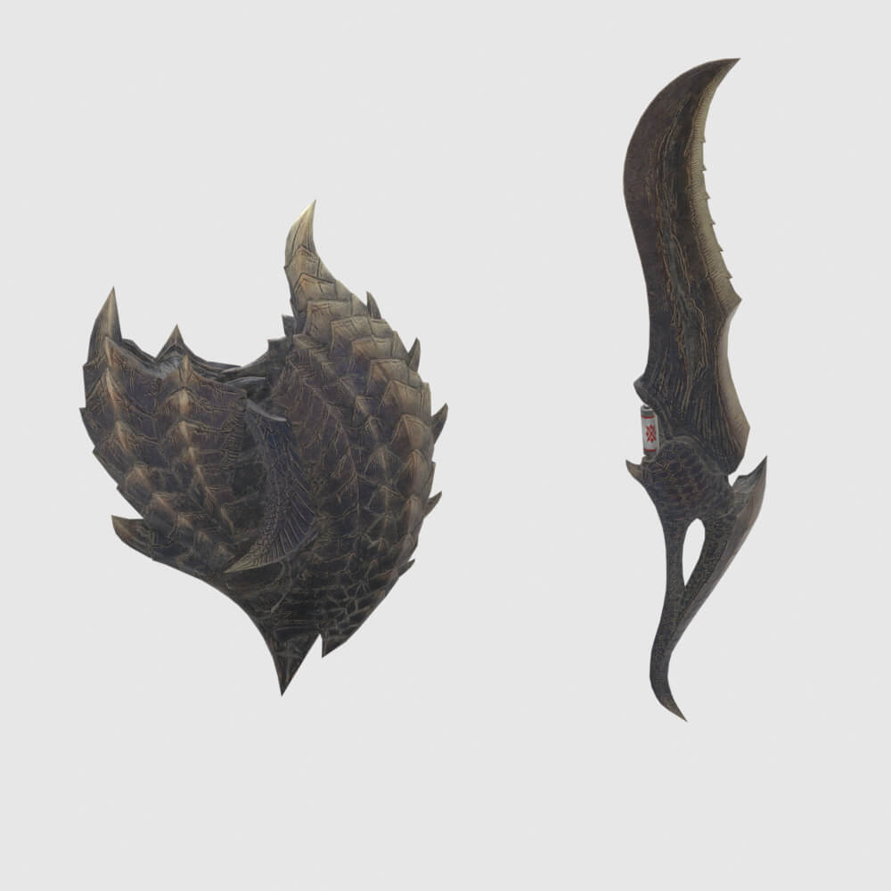 True Fatalis Charger - Monster Hunter World 3D Model