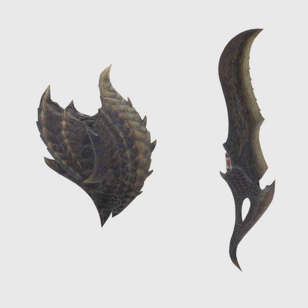 True Fatalis Charger - Monster Hunter World 3D Model