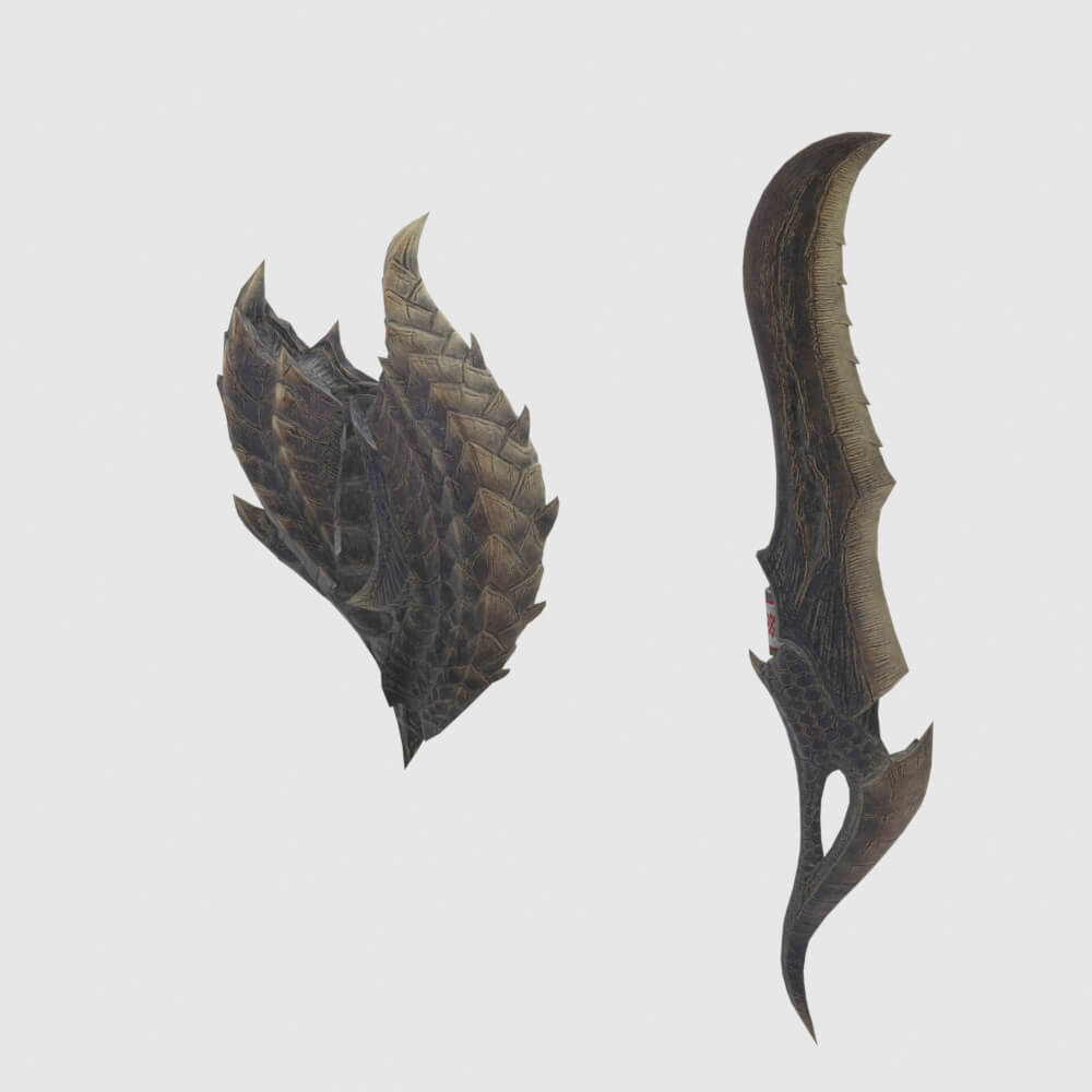 True Fatalis Charger - Monster Hunter World 3D Model
