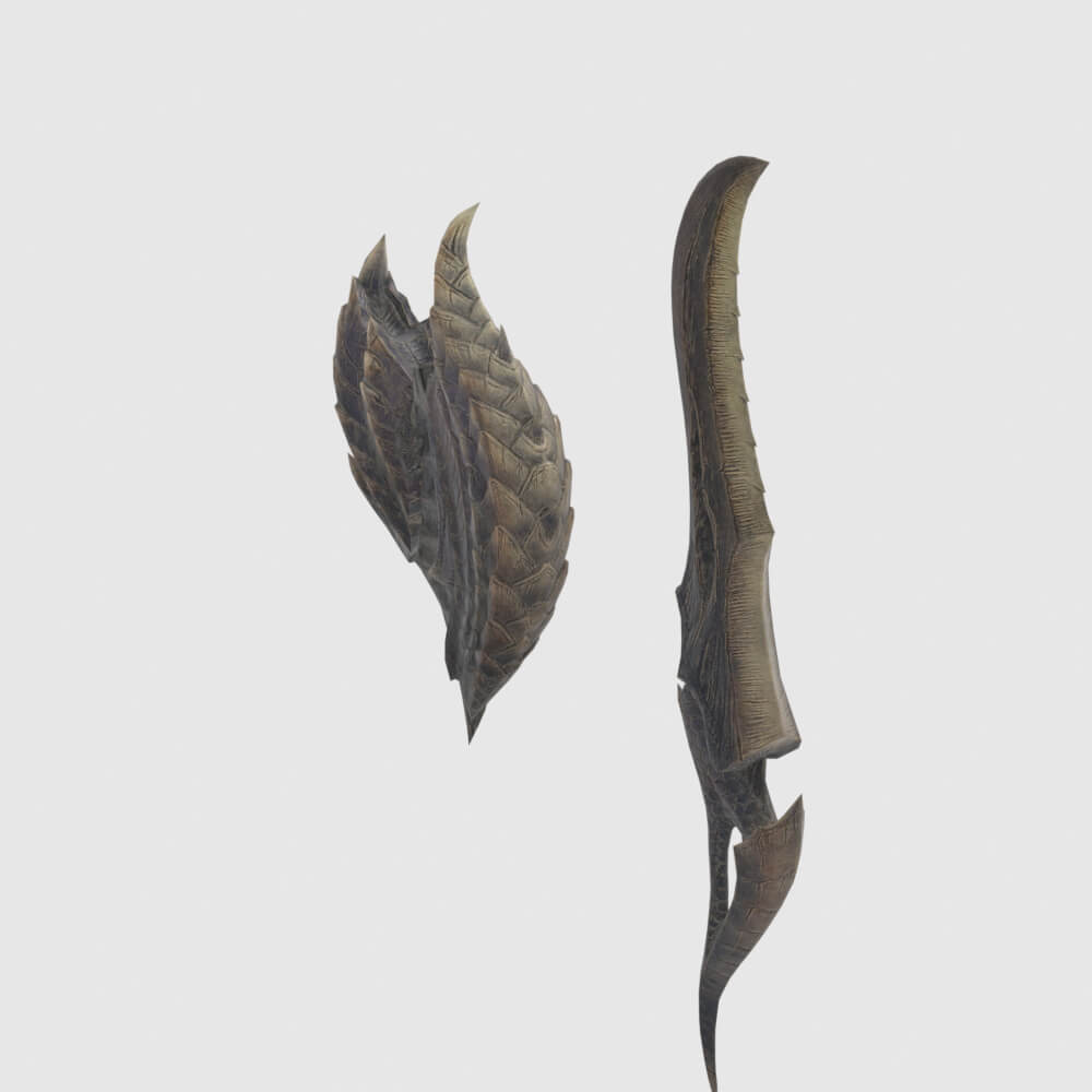 True Fatalis Charger - Monster Hunter World 3D Model