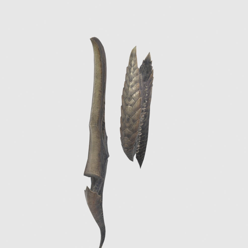 True Fatalis Charger - Monster Hunter World 3D Model