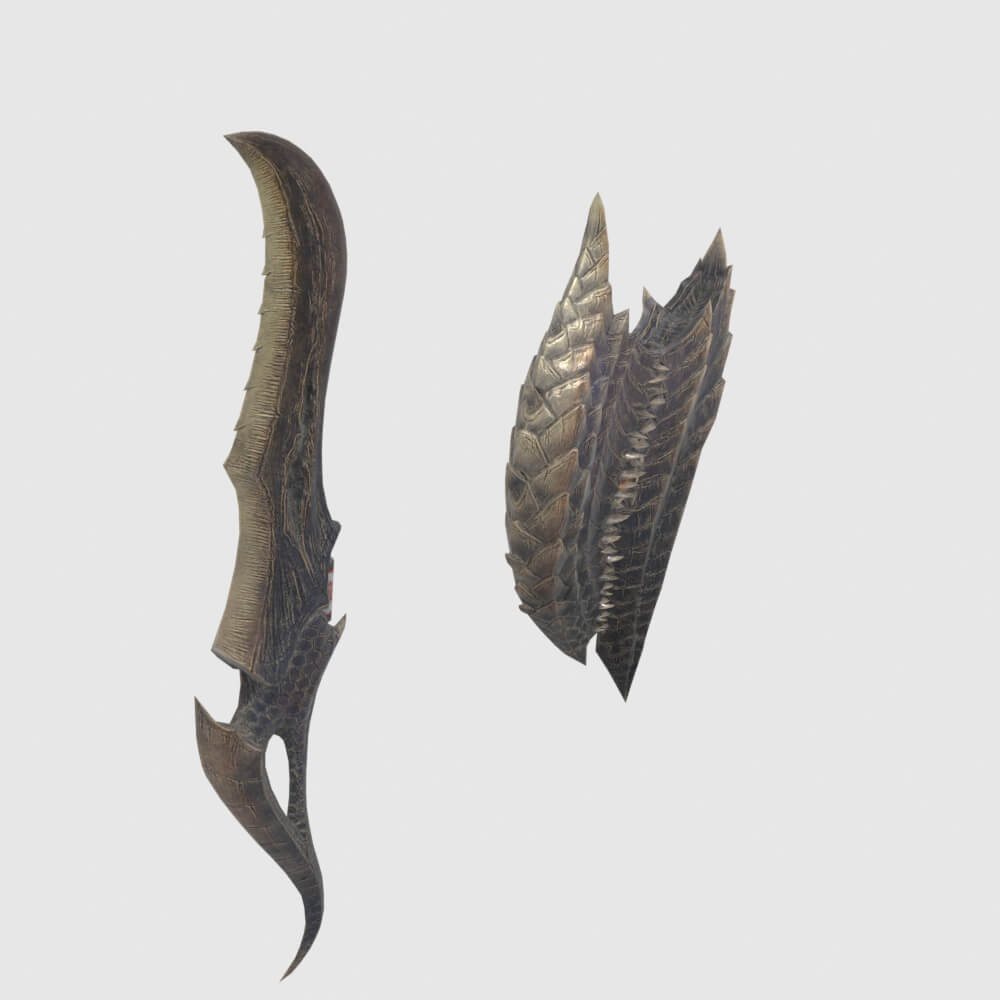 True Fatalis Charger - Monster Hunter World 3D Model