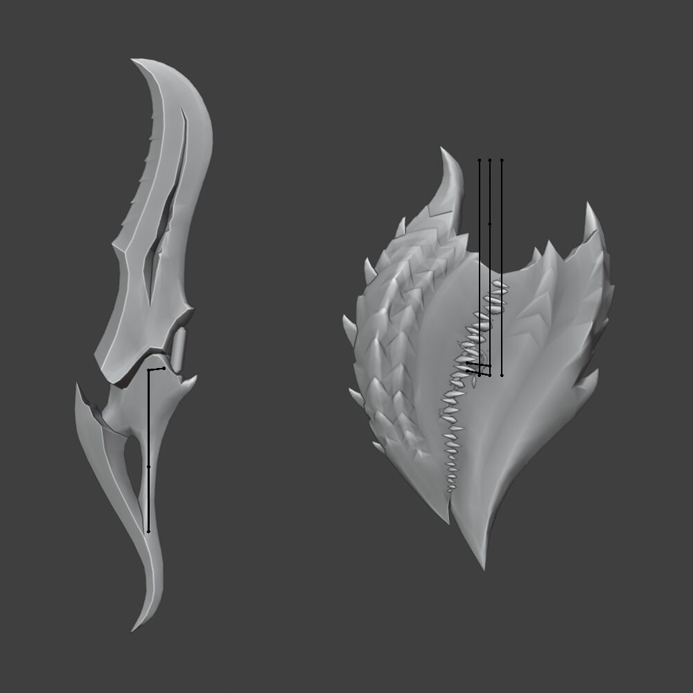 True Fatalis Charger - Monster Hunter World 3D Model