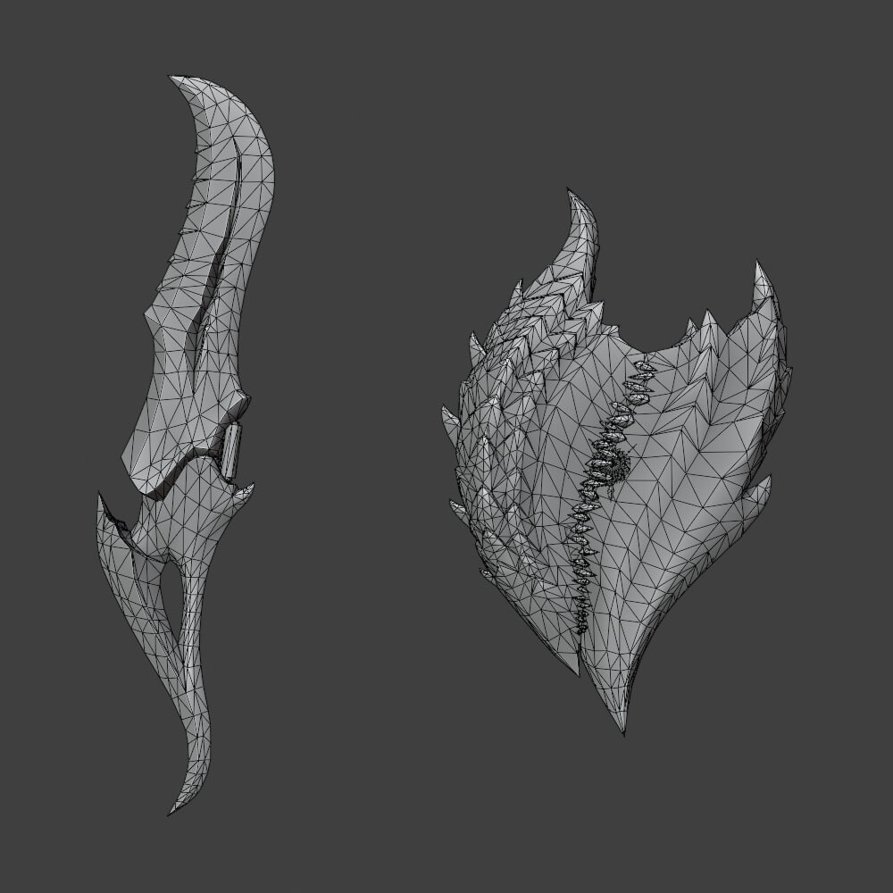 True Fatalis Charger - Monster Hunter World 3D Model