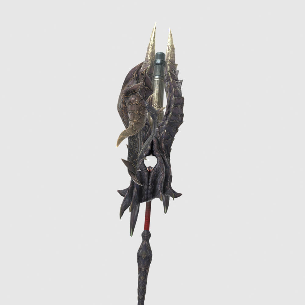 True Fatalis Gunlance - Monster Hunter World 3D Model