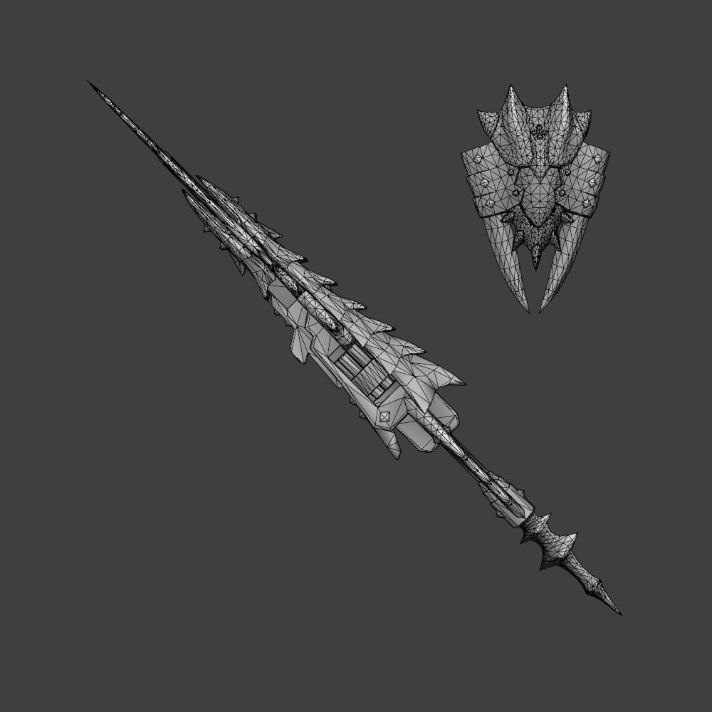 White Night - Monster Hunter World 3D Model