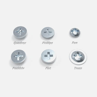 X Screw Head Pack (6)