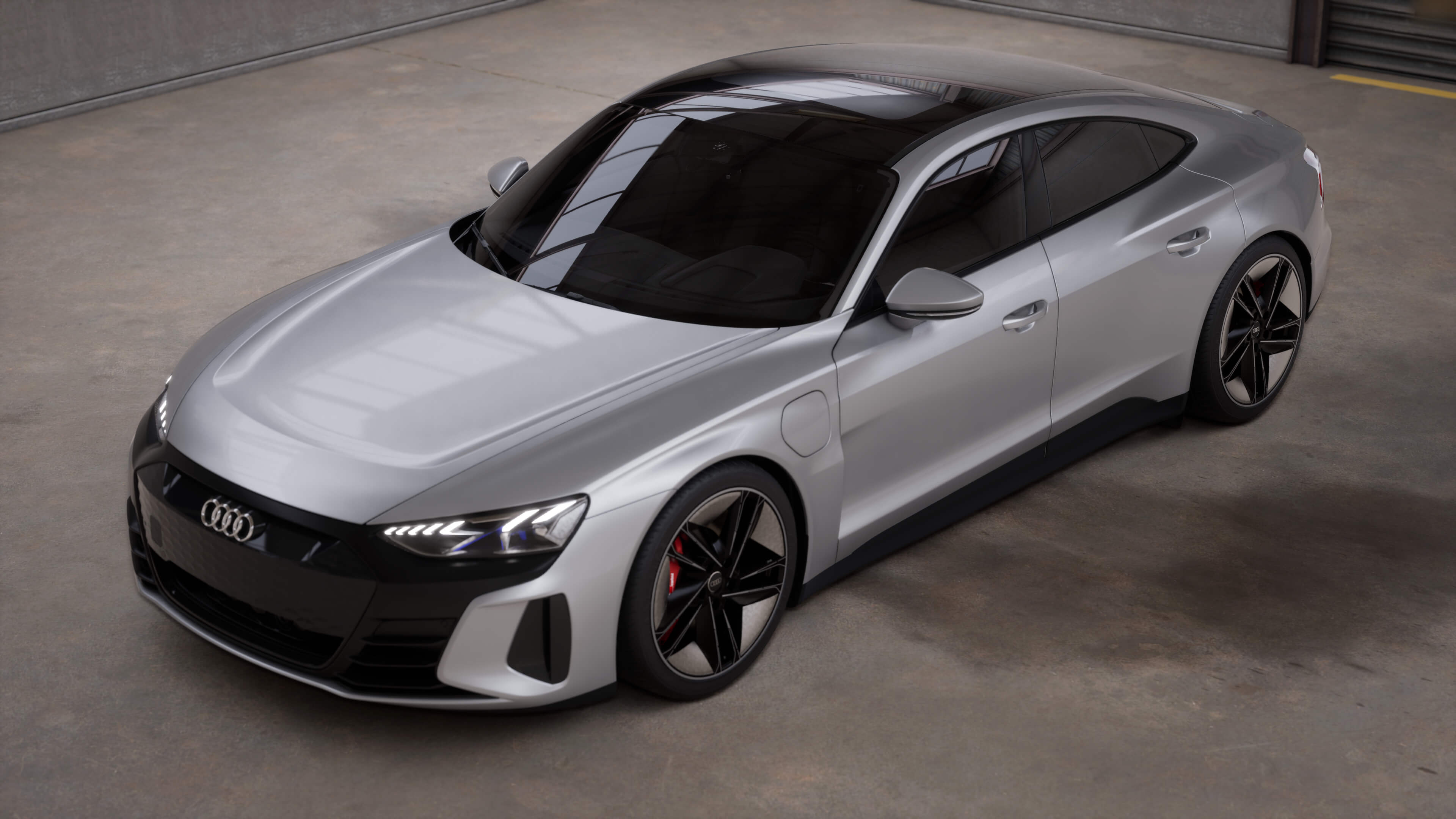 Audi e-tron GT Quattro Unreal Engine Lumen 3D Render, Digital Artwork by Justine