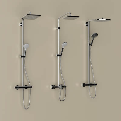 Modern Bathroom Shower Head Set
