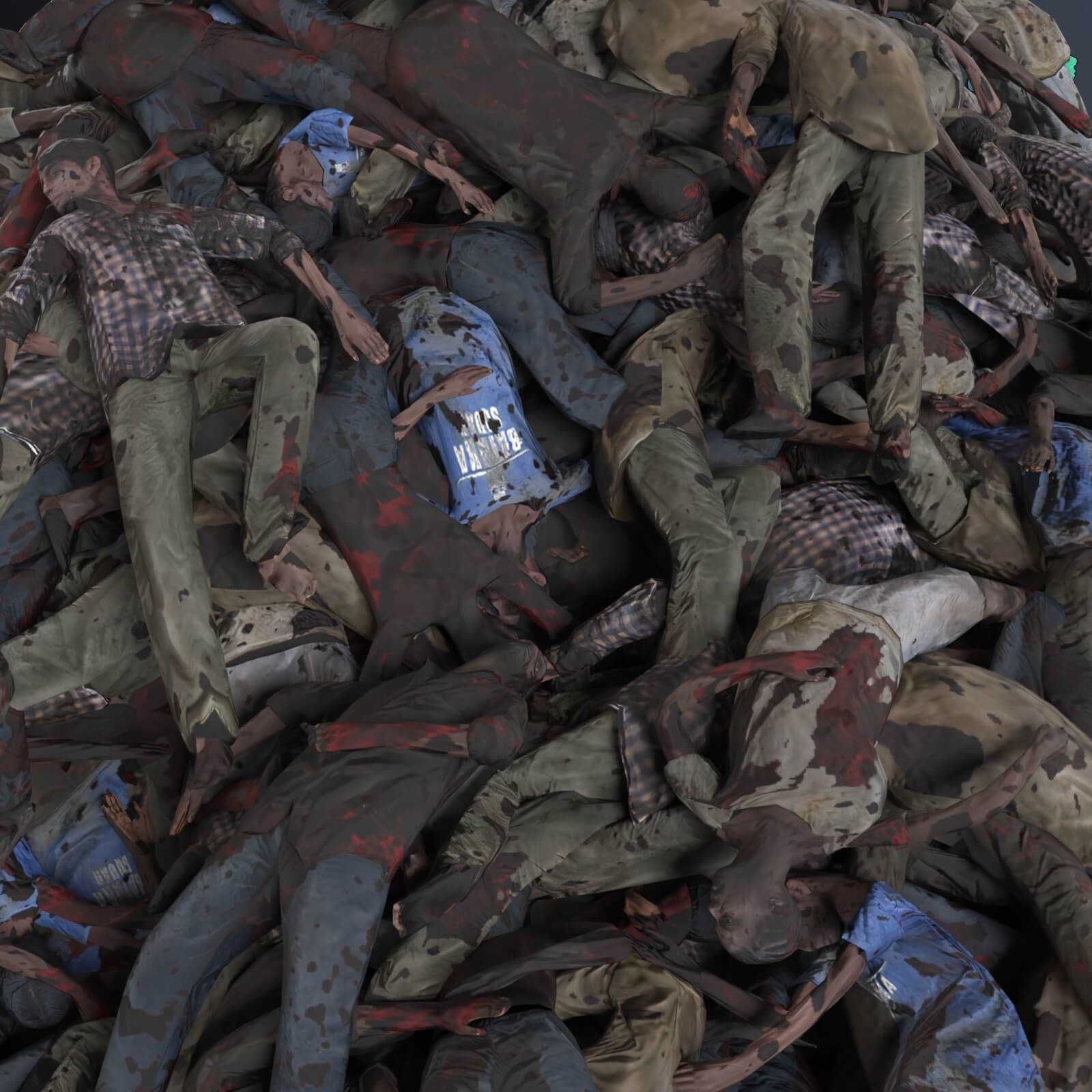 Heap of Bodies Daz Content