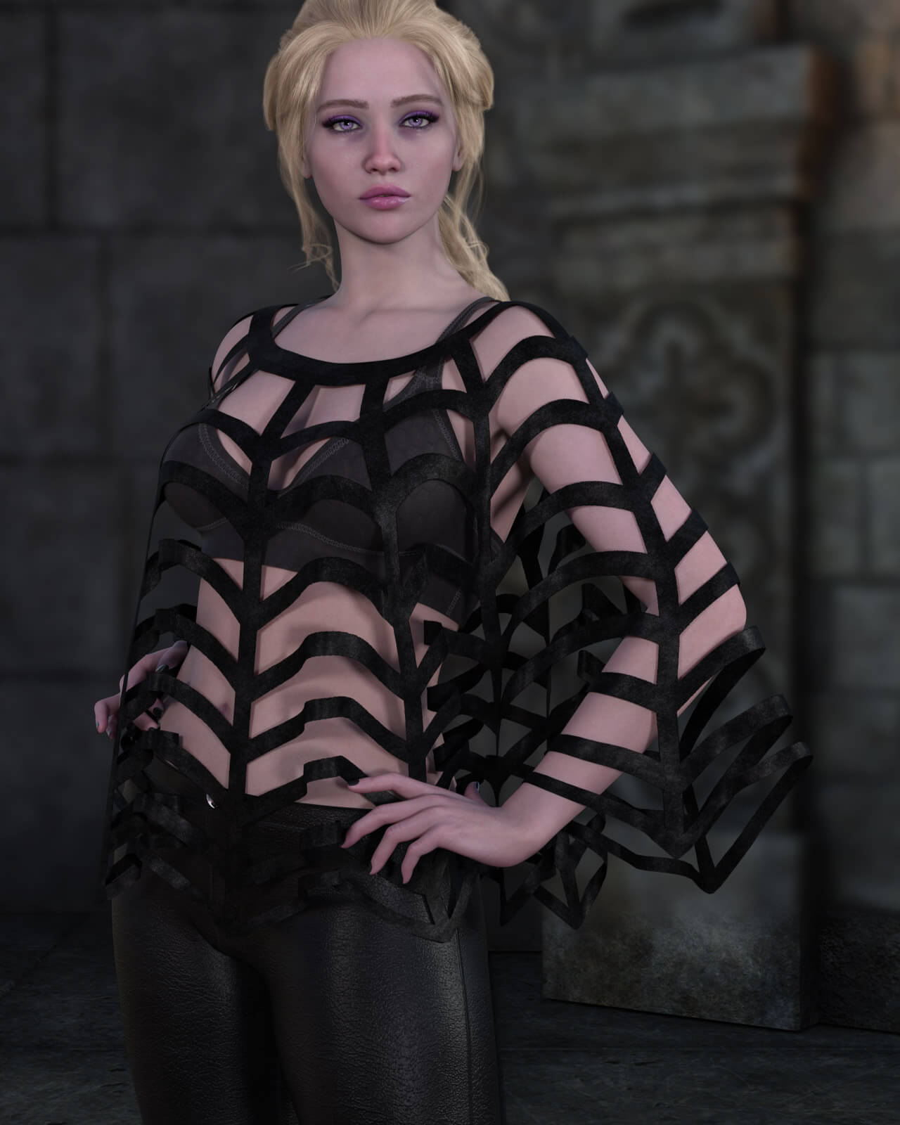 Batwing Cape for Genesis 9 Daz Content