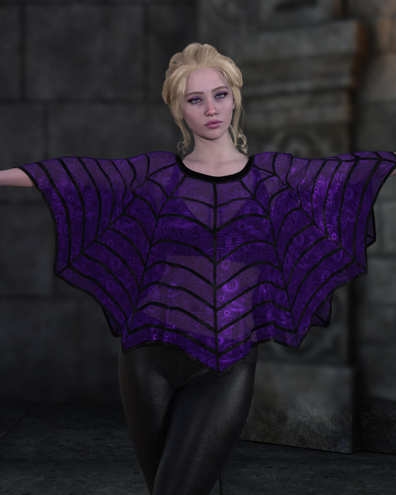 Batwing Cape for Genesis 9 Daz Content