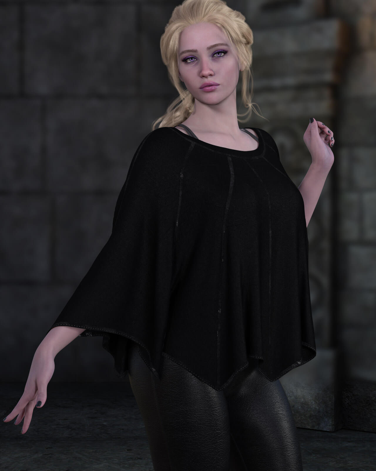 Batwing Cape for Genesis 9 Daz Content