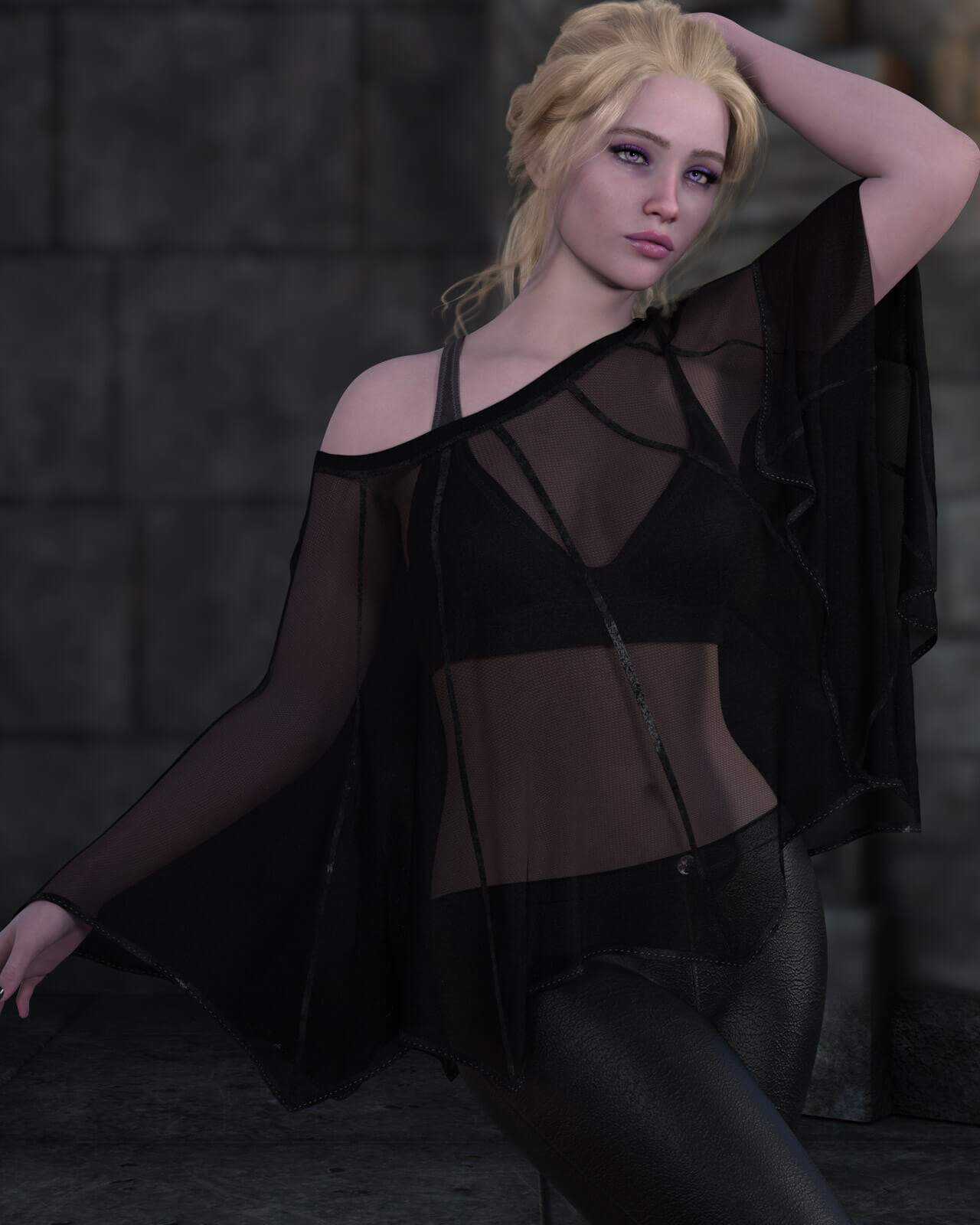 Batwing Cape for Genesis 9 Daz Content