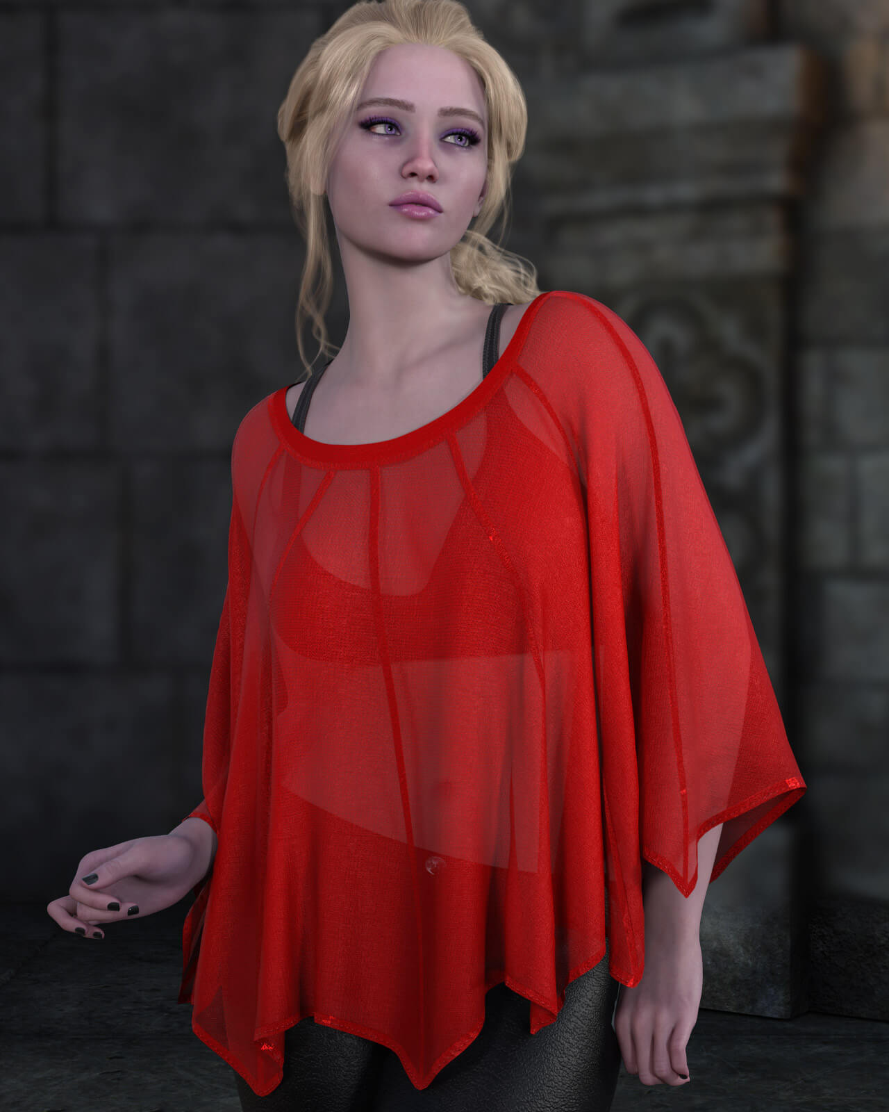 Batwing Cape for Genesis 9 Daz Content