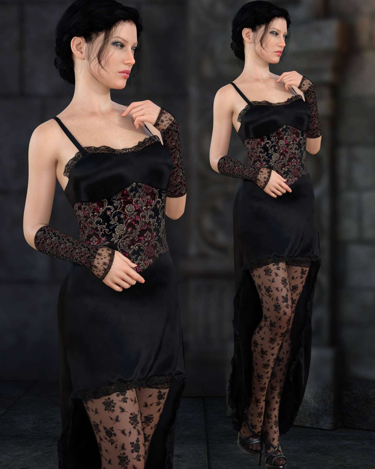 Midnight Whisper for Genesis 8 Daz Content