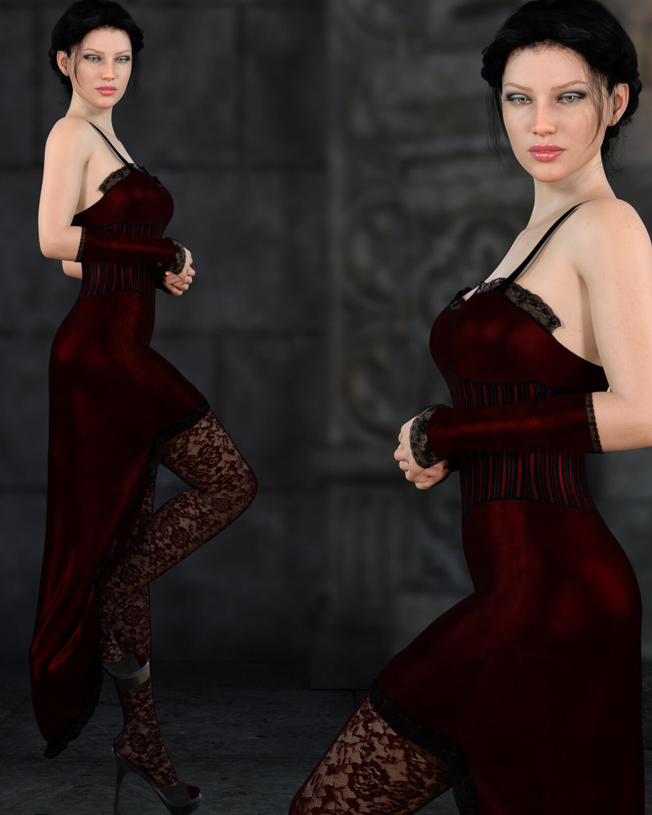 Midnight Whisper for Genesis 8 Daz Content