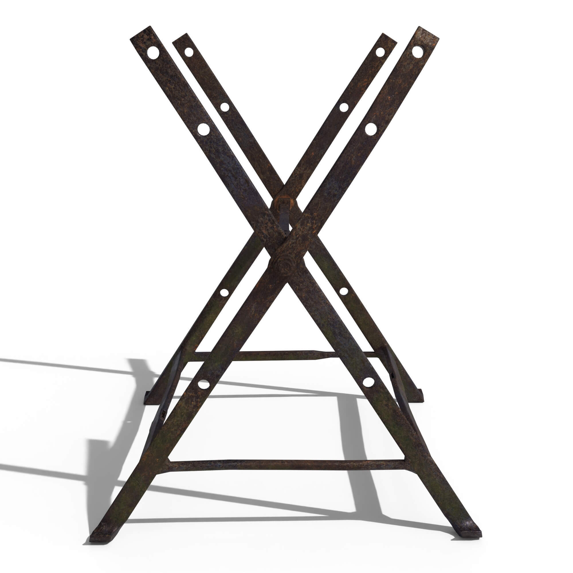Rusty Sawbuck 3D Model