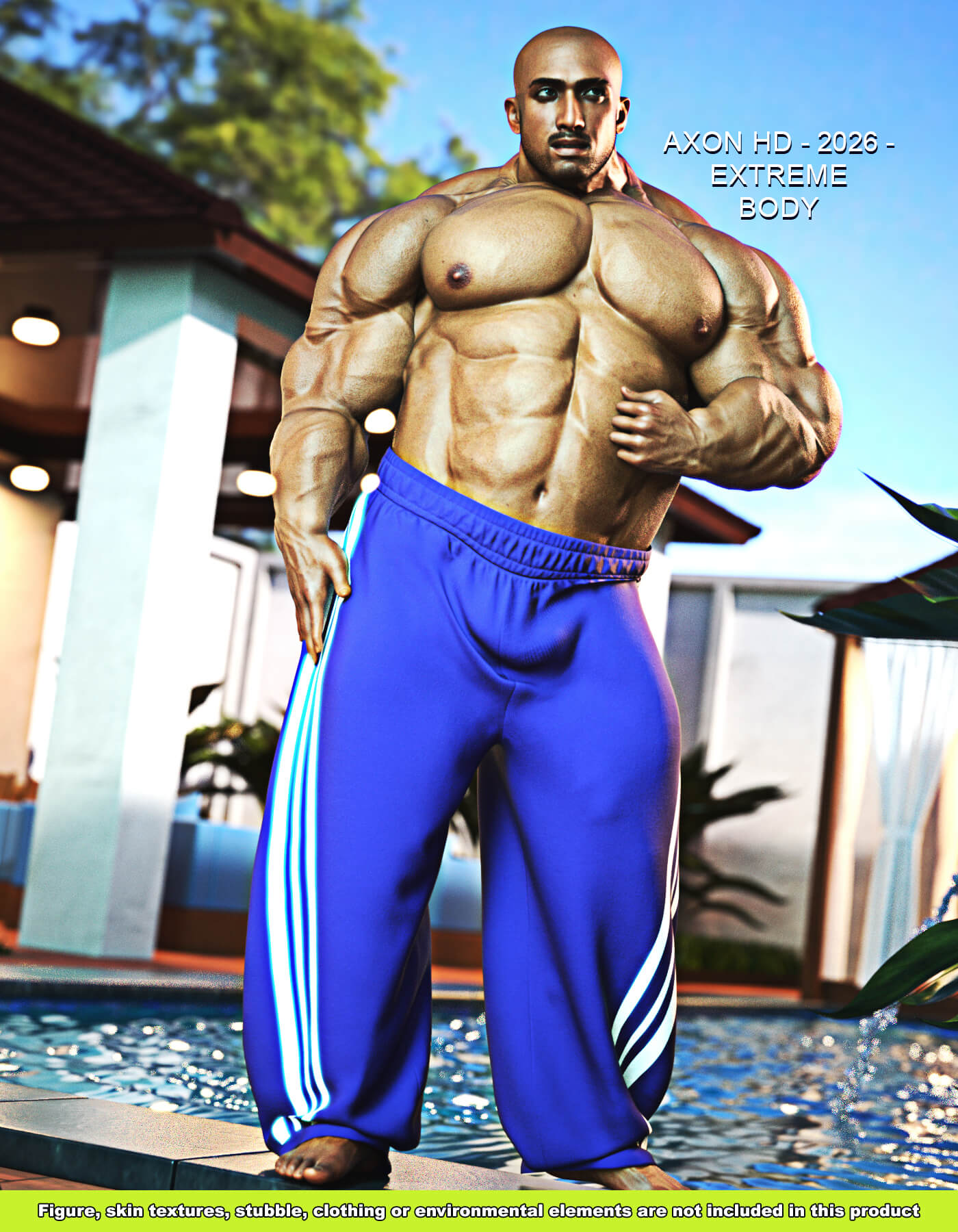 DF - Baggy Sweatpants for G9 - Axon HD Edition Daz Content