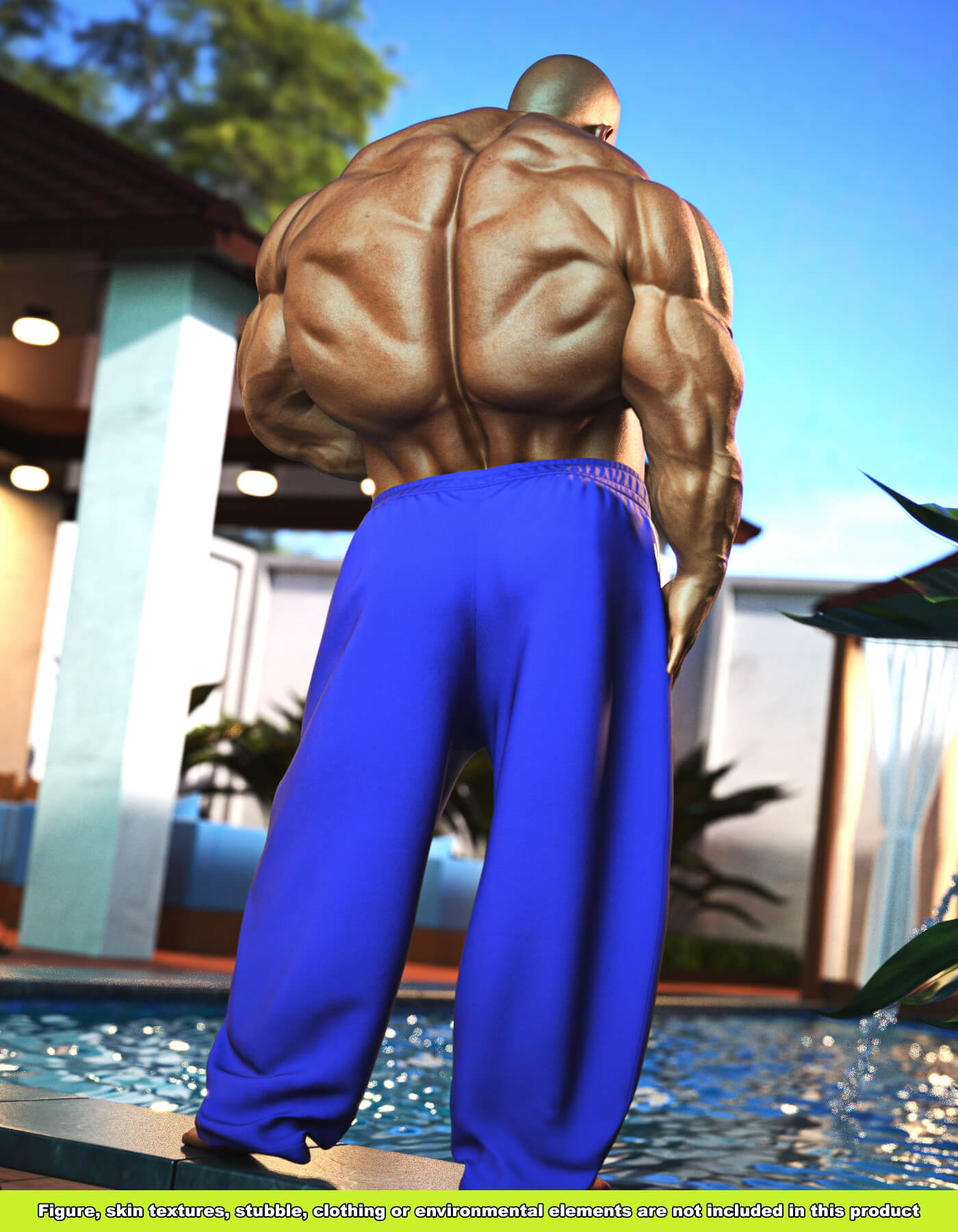 DF - Baggy Sweatpants for G9 - Axon HD Edition Daz Content