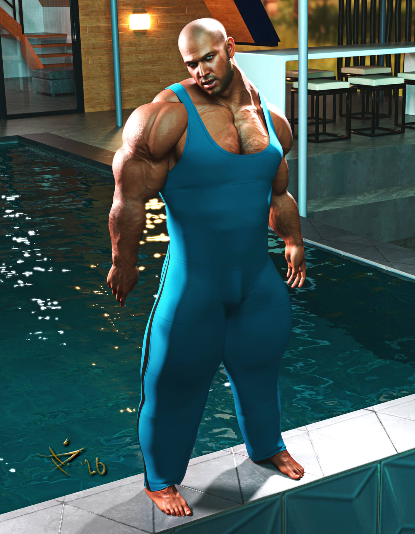 Grande Yogi 3D Render, Digital Artwork by Kaos3D