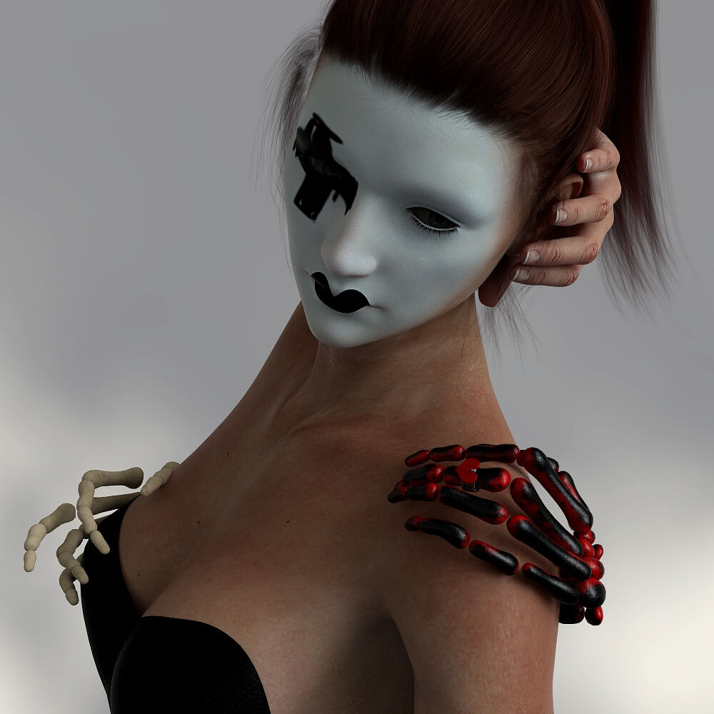 Skeleton Hands Genesis 8 / 8.1 Female Daz Content