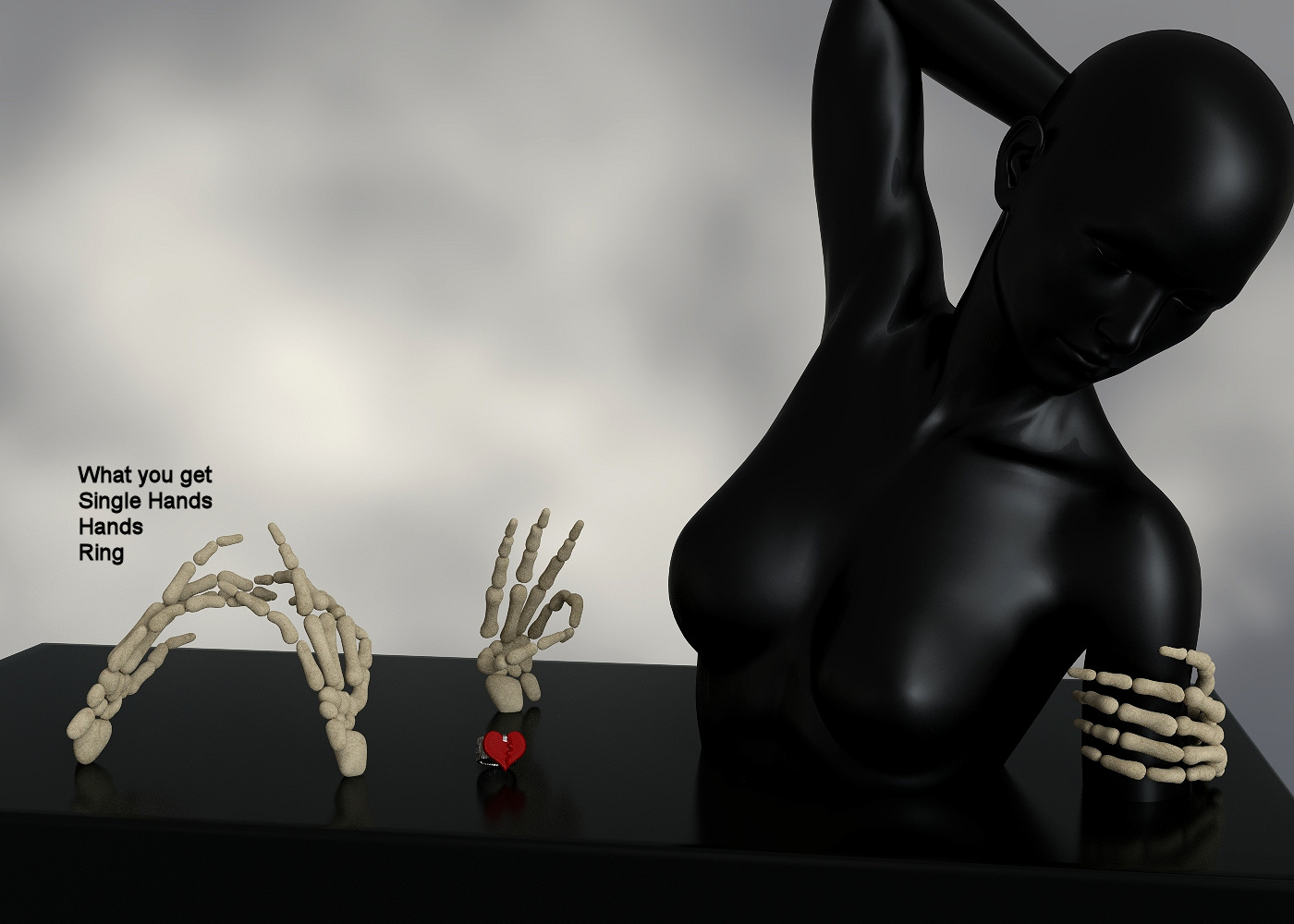 Skeleton Hands Genesis 8 / 8.1 Female Daz Content